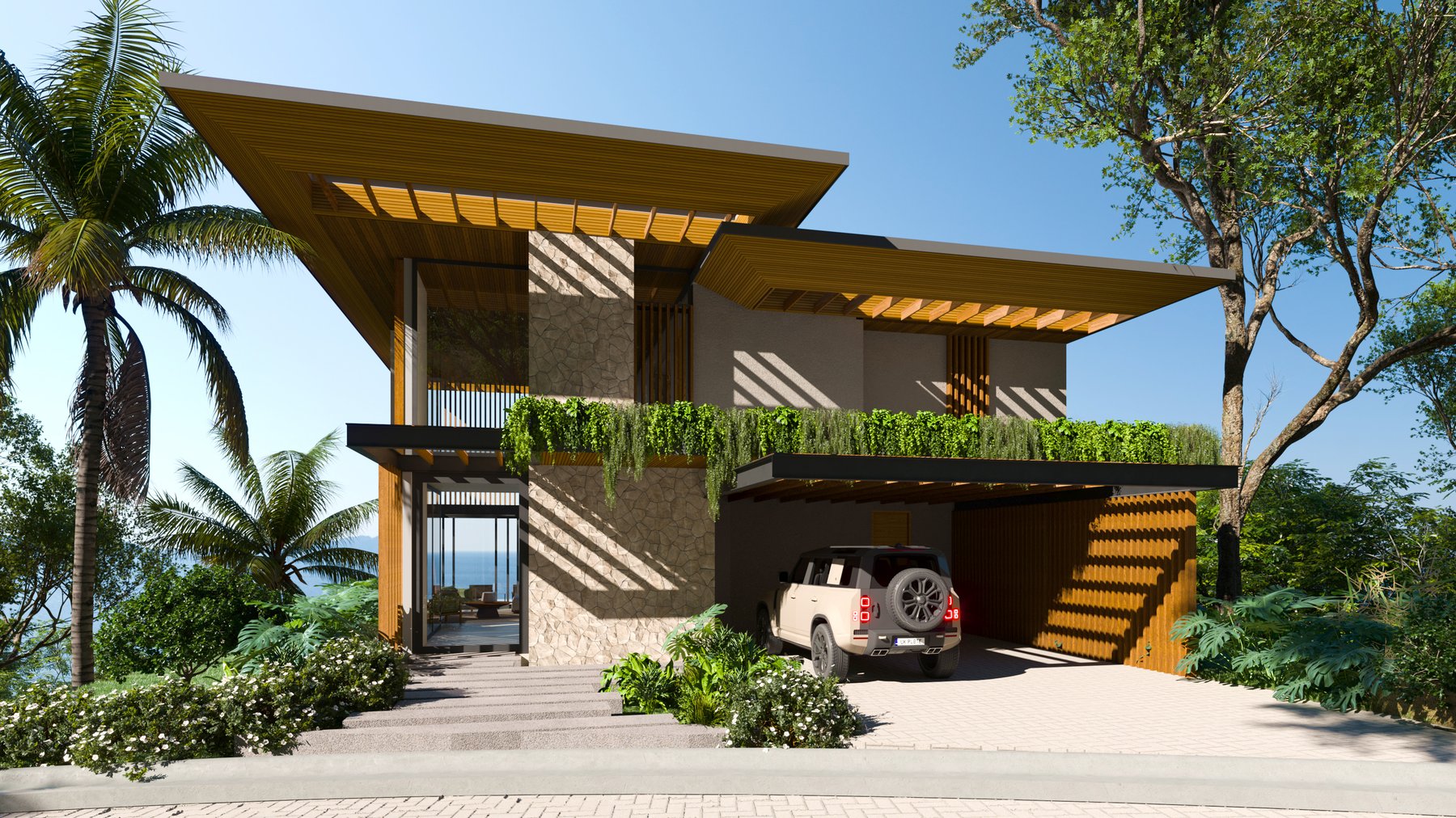 Cantomar Ocean Club — residential architecture, Guanacaste, Costa Rica